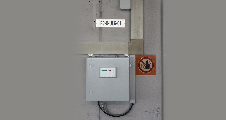 Steuerung für einen GfA-Feuerschutz-ELEKTROMATEN FS